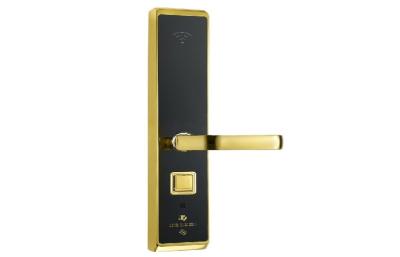 China Custom M1 Black Panel Gold Frame Hotel Card Locks with Free System for sale