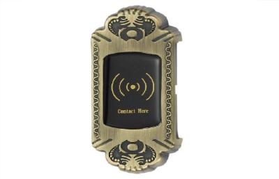 China Green Brass Brozen Zinc Alloy Digital RF Card RFID Cabinet Lock With Reader for sale