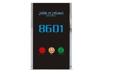 China 220v DC LED Indicator Hotel Doorbell System Switch Control Outdoor Display Panel for sale