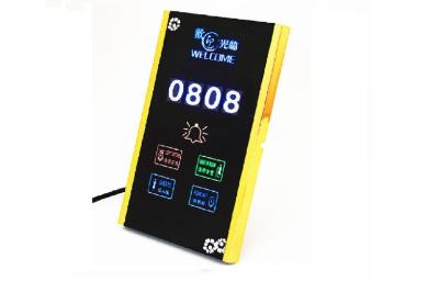 China Electrical Doorplate Touch Panel Led Hotel Door Bell Switch , Electronic Door Plate for sale