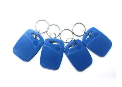 Chine couleur bleue FOB de l'ABS 125Khz de Keyfob de clé en plastique futée de l'étiquette RFID pour l'assistance de temps à vendre