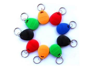 China Colorful Small Size 125Khz ID Plastic EV Key Chain RFID Key Fob For Hotel Lock for sale