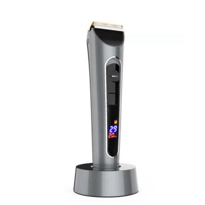 China Household Professional Titanium Ceramic Hair Clipper Knife Hair Trimmer Lithium Battery Charging Cutter Tool Fast Adjustable Length for sale