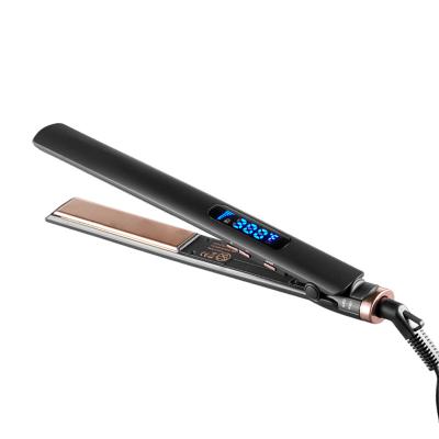 China Straightening Flat Iron Ceramic Coating Hair Straightener PTC Heater Extended Long Board Hair Heater With Ionic Function Straightening Tools for sale