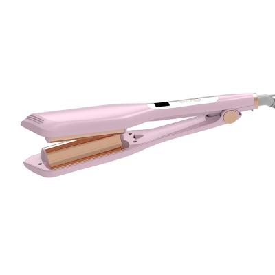 China Egg Roll Curling LED Display Deep Wave Curling Iron Ionic Ceramic Hair Hesitant Curler Crimp Iron Profession Electric Hair Curling Tools for sale