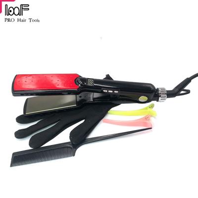 China Professional Salon Flat Iron 447 Degree Hair Straightener Titanium Flat Iron Hair Straightener Beauty Salon Shining Tool Wholesale for sale