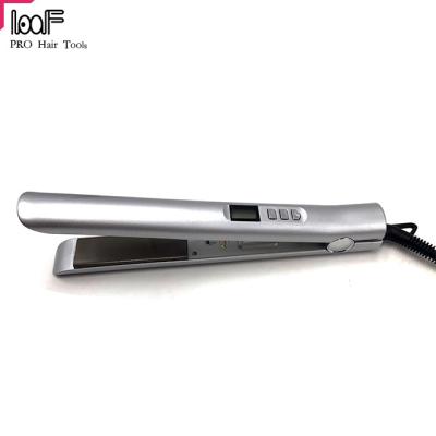 China Hotel Hair Curler and Straightener 2 in 1 Titanium Professional Hair Straightener Color Feature Safety for sale