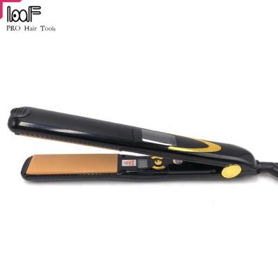 China Good Quality Reasonable Vibration Tip Flat Iron Factory Price Hotel LCD Ceramic Hair Straightener for sale