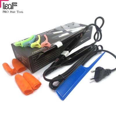 China Make Hairstyles Loof Professional Mini Heating Clip Hair Connectors Iron Fusion Hair Extension Tools Professional Adjustable Temperature for sale