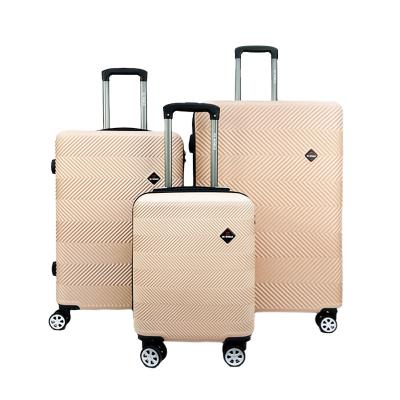 China Wholesale OEM/ODM Carry On Large Bottom Luxury ABS Expandable Travel Trolley Bags Luggage Suitcase With Wheels for sale