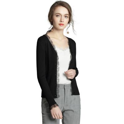 China Ladies Anti-shrink Moderate Long Open Cardigan Knit Cardigan Women Sweater Knitwear for sale