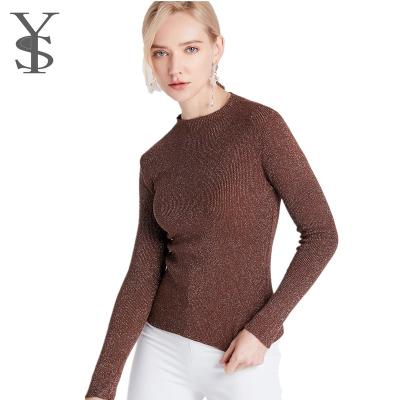 China Knitwear 2019, Brown Sweater Sweater Amazon Amazon Winter Running Sweater Women's Anti-Shrink Sweater Knitwear for sale