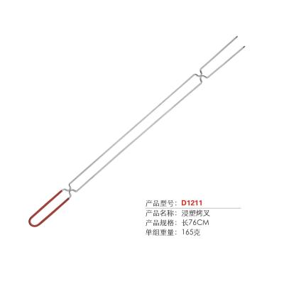 China New Design Barbecue Fork Multifunctional Easily Cleaned Stainless Steel Barbecue Meat Fork for sale