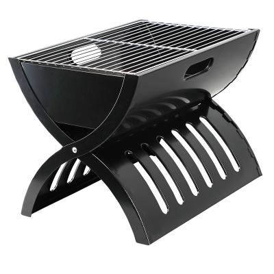 China Hot Selling Multifunctional Smokeless Portable Easily Assembled Charcoal BBQ Grill Picnic Folding BBQ Non-Stick Outdoor Grills for sale