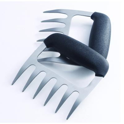 China Easily Cleaned Bear Claw Stainless Steel Bone and Meat Separator Fork Meat Shredder Barbecue Shredder Meat Cutter for sale