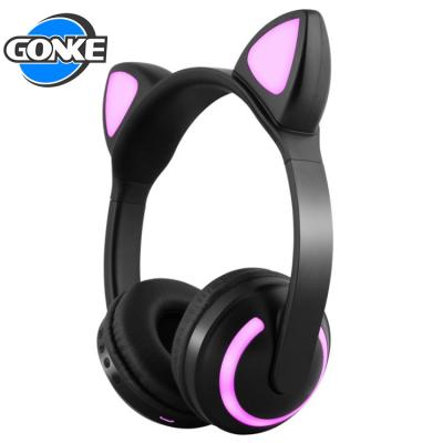 China From factory stereo sound direct telinga fon cat wireless headset noises cat ear headphones earphones good for sale