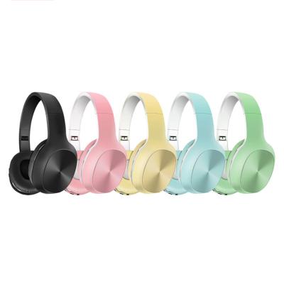 China Hot Sale Cheap Price Colorful Blue Tooth Stereo Sound Wireless Headsets Earphones With Microphone for sale