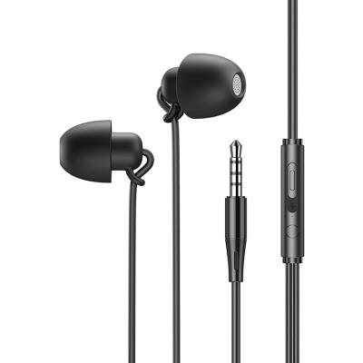 China Stereo Sound 3.5mm Wired Earphone In Ear Comfortable Sleep Headphones Wired Headphones for sale