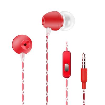 China Promotional High Quality Stereo Sound PVC Metal Wired Gaming Earphone With Microphone for sale