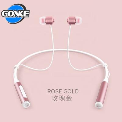 China Collar Wireless Earphone Headset Stereo Sound Neck Neck Band Stereo Earbuds for sale