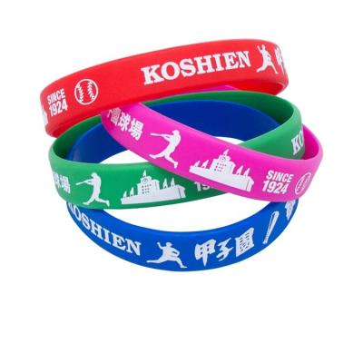 China 8 PK Wristband Silicone Wristband Eco-friendly Multicolor Unisex Rubber Inspirational Motivational Manufacturer for sale