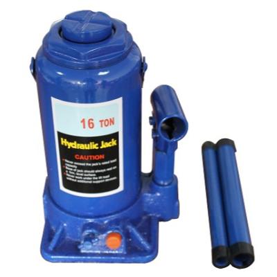 China Auto Repair Factory 16 Ton Car Lifting Hydraulic Bottle Jack With Safety Valve for sale