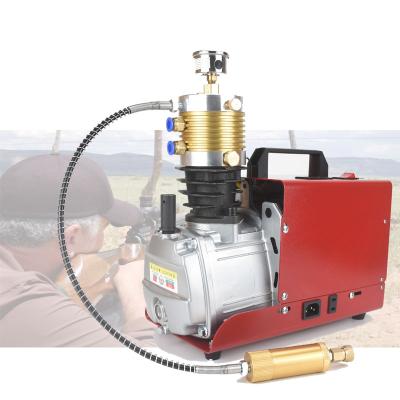 China Mini scuba tank lubricated electric pump for pcp 4500 psi air compressor high pressure electric pump for air gun air rifle for sale