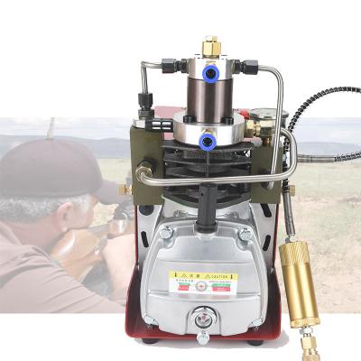 China Auto-stop 30mpa 300 bar compressor angin pcp compressor air stream zone lubricated high pressure electric senapan gun for sale