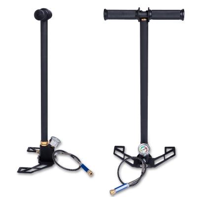 China Hot Sale Lubricated 3 Stage 4500PSI Pcp Airgun High Pressure Hand Pump For Air Gun Scuba Cylinder for sale