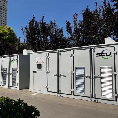 China Peak Shaving SCU Containerized BESS Solar PV Plus Storage Solution 1mw 2mw Battery Energy Storage System for sale