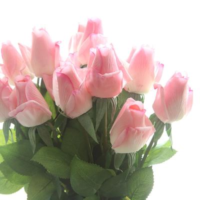 China Event Party Supplies Artificial Bud Flowers Maker Home Decoration Wedding Bouquet Moist Pink Flowers for sale