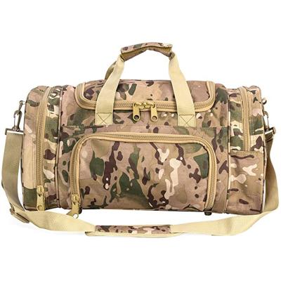 China Waterproof military tactical duffel bag gym travel hiking trekking sports bag with shoes compartment. for sale