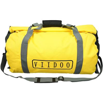 China Fashion portable and durable motorcycle cylinder office dry bag large waterproof tote for camping vacation 60L for sale