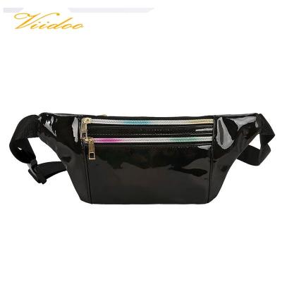 China Shiny Water Proof Holographic Waist Bag Fanny Pack Festival Bumbags Praise For Ladies for sale