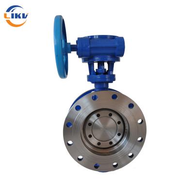 China Three-eccentric Multi-layer Hard Seal Metal Seat Butterfly Valve for sale