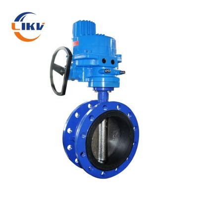 China Full Lined Valve Electric Turn Flanged Butterfly Valve Dn200 Flange Butterfly Valve for sale