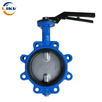 China Lug Concentric Butterfly Valve Ductile Iron Lug Type Butterfly Valves for sale