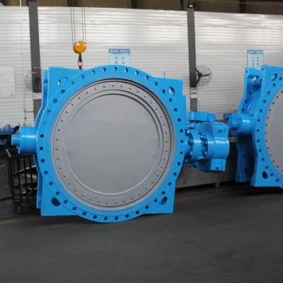 China DN800 Double Offset Metal to Metal Seat Hard Sealing Eccentric Butterfly Valve for sale