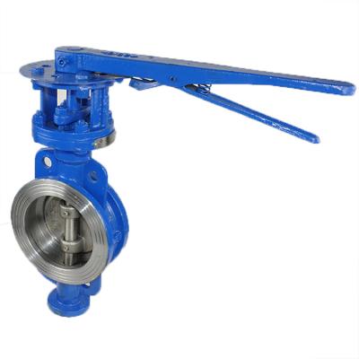 China Dn125 Pn40 Worm Gear Actuator Double Eccentric Flange Butterfly Valve for sale