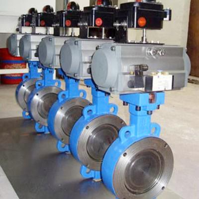 China Ductile Iron Multi Layer Metal Hard Seal Butterfly Valve Dn 50 for sale