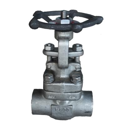 China PN10 PN16 PN25 PN64 PN100 15-50mm Forged steel valves gate valve for sale