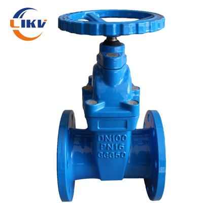 China Non Rising Stem Working Soft Sealing Resilient Seated Gate Valve for sale