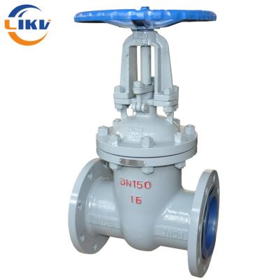 China 12inch Astm a216 Wcb Carbon Steel Rising Stem Flanged Gate Valve For Gas Pipe for sale