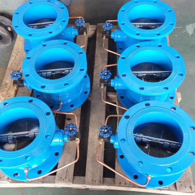 China Water system Cast Iron butterfly type Check Valve with Counter Weight and damper for sale