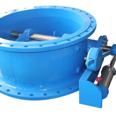 China Low Pressure 3 Swing Check Valve Dn300 Air Check Valve with Counter Weight And Damper/Buffer for sale