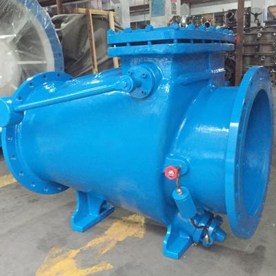 China Sanitary Ss304 Clamped Check Valve Double Flapper Check Valve with Counter Weight And Damper for sale