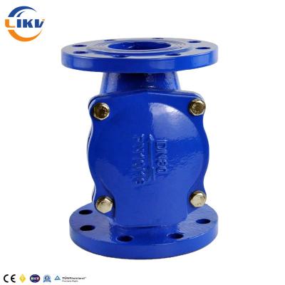 China Professional Ductile Iron Rubber Disc Check Valve Swing Check Valve Non Return for sale