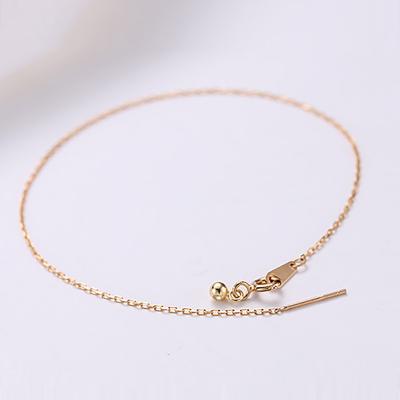 China Environmental Friendly The Most Fashionable Women 316L Stainless Steel Anklet Chain Anklet For Girls Summer Foot Artifact Beach Anklets for sale