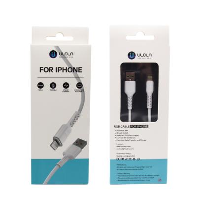 China Fast Charging Speed ​​For Apple Iphone Charger Band 1.2M Usb Fast Charging 2.4A Cable for sale