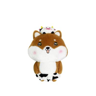 China Novelty Animal Stuffed Plush Cute Cartoon Flexible Soft Decorate Room Safety Christmas Dog Cozy Stuffed Toys for sale